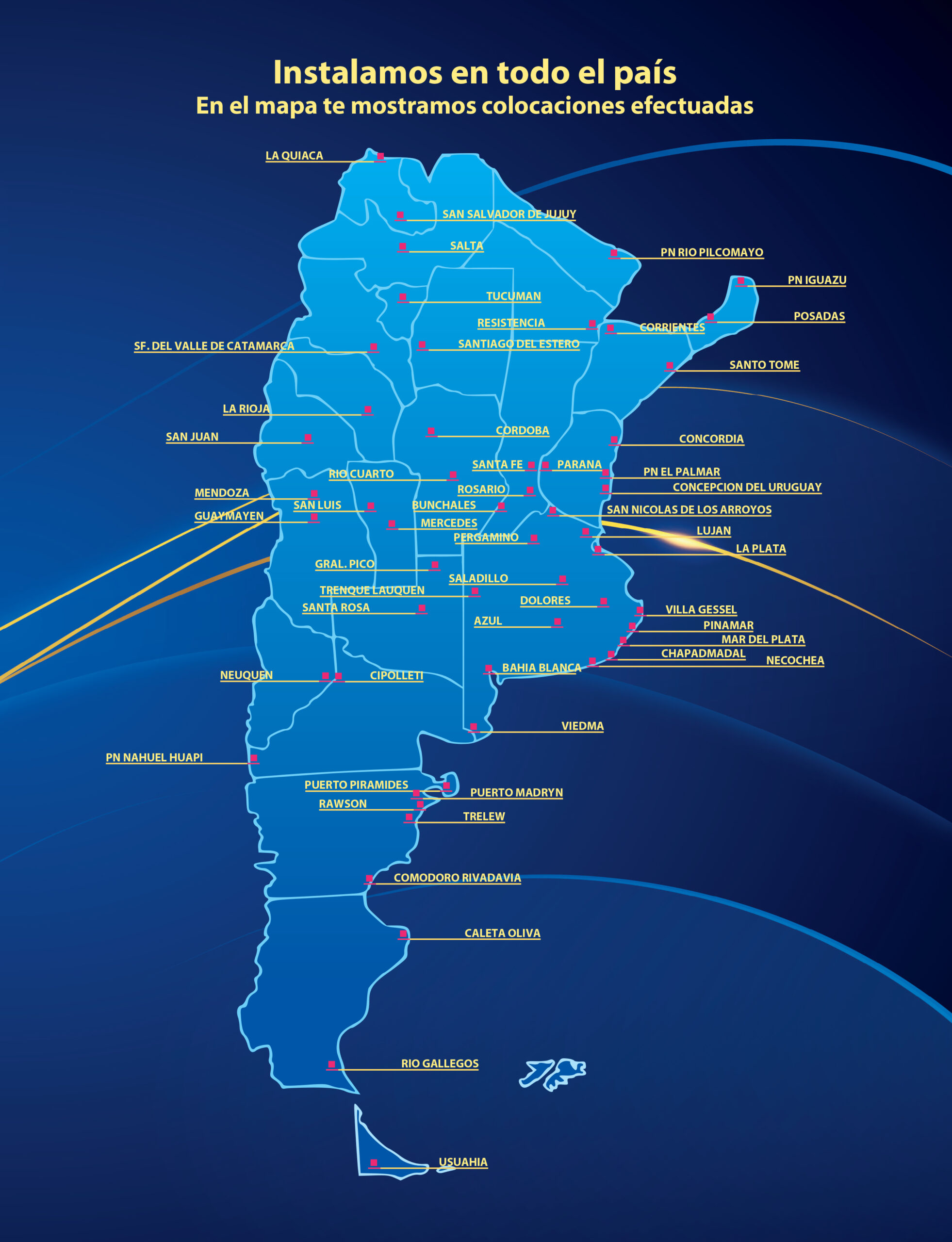Mapa de instalaciones